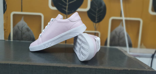 Baby Pink stylish sneakers for girls
